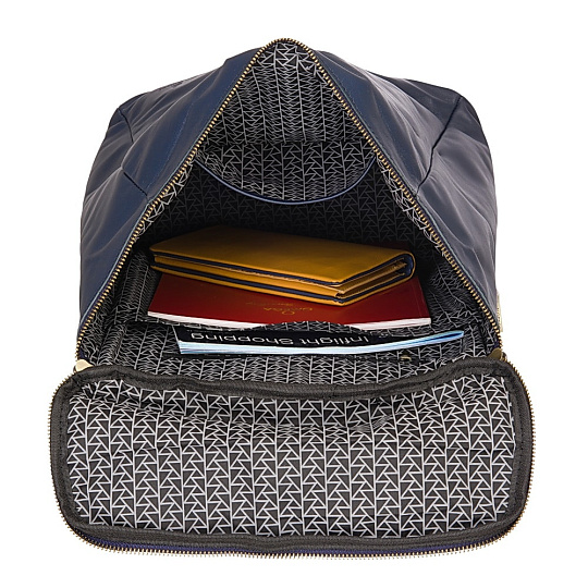 Рюкзак Dr.Koffer из натуральной кожи синий