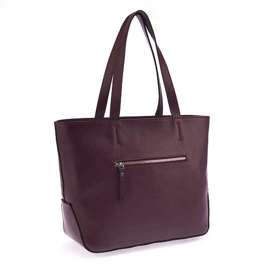 Женская сумка Dr. Koffer из натуральной кожи бордовая