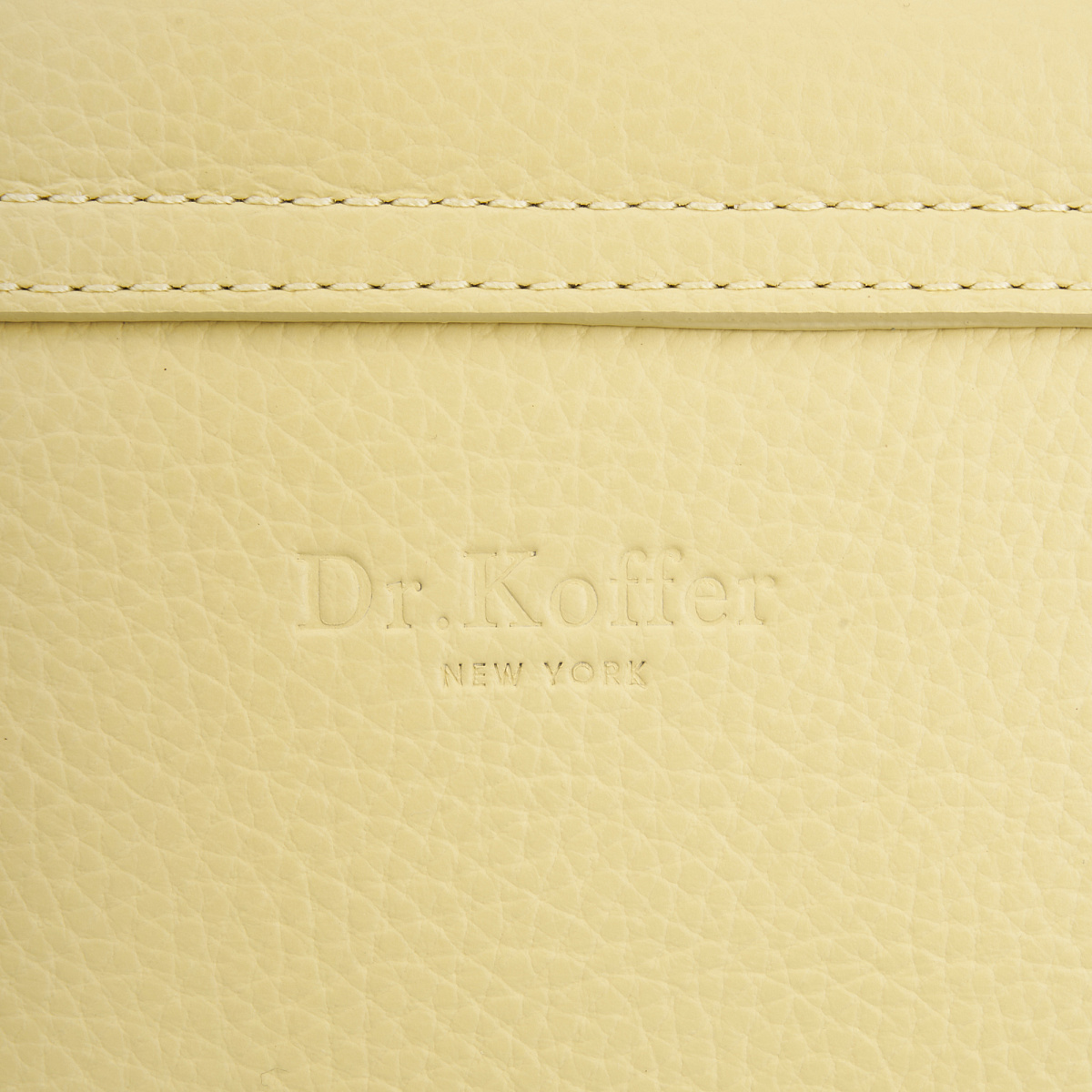 Женская сумка Dr. Koffer из натуральной кожи желтая
