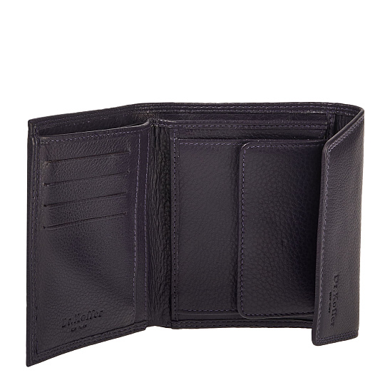 Портмоне Dr.Koffer из натуральной кожи фиолетовое