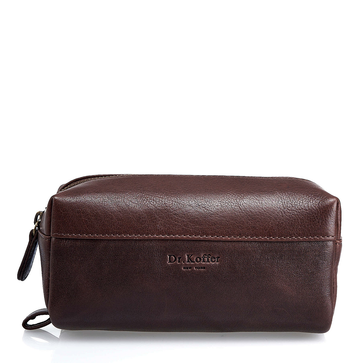 Несессер Dr.Koffer из натуральной кожи коричневый