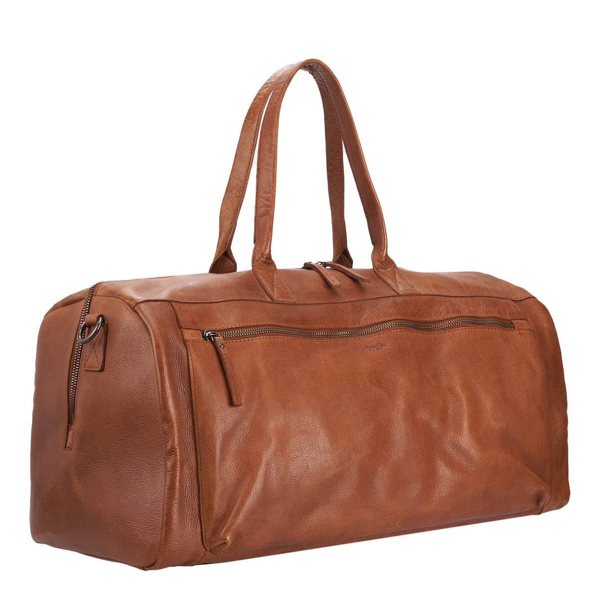 Сумка дорожная Dr.Koffer из натуральной кожи коричневая