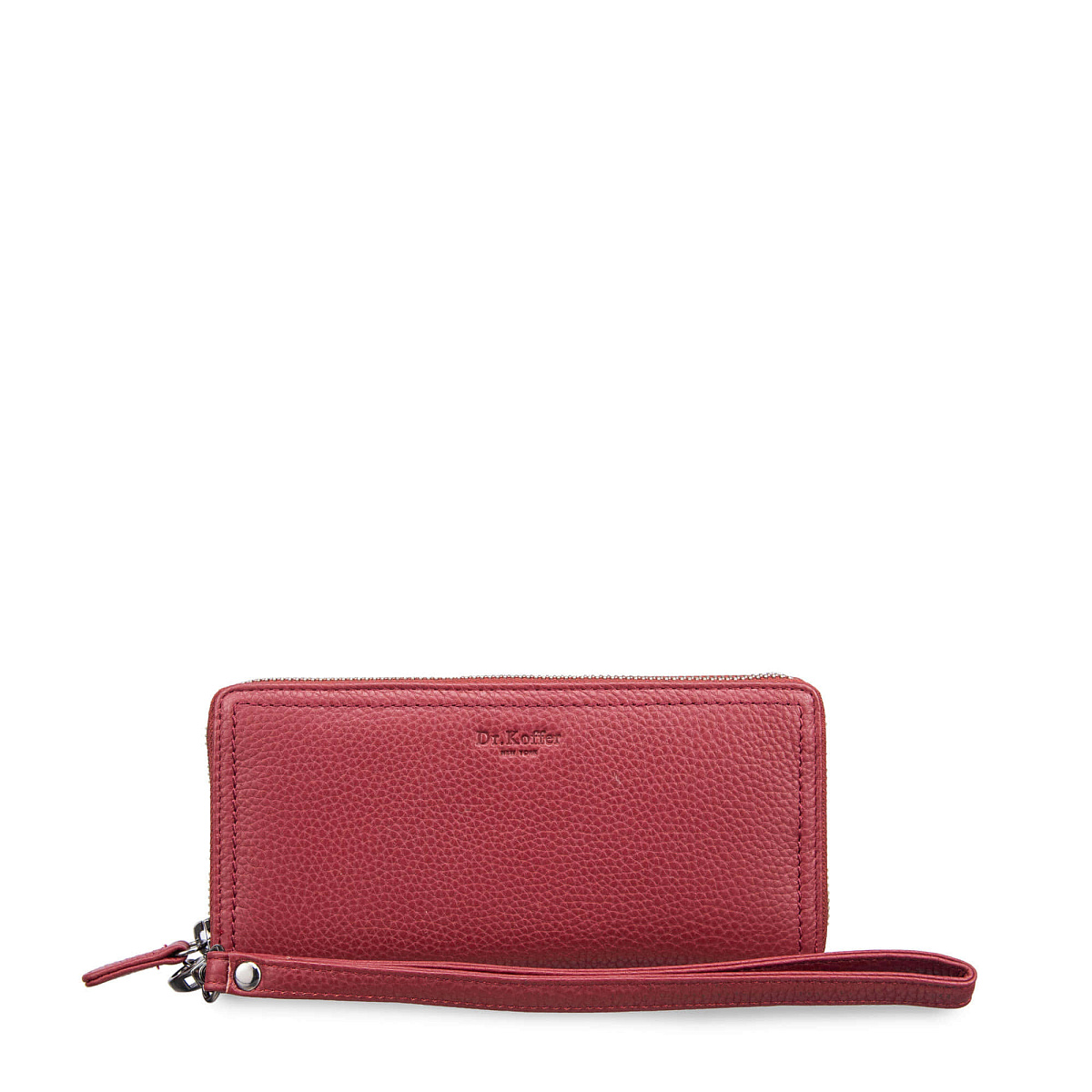 Портмоне Dr.Koffer из натуральной кожи бордовый