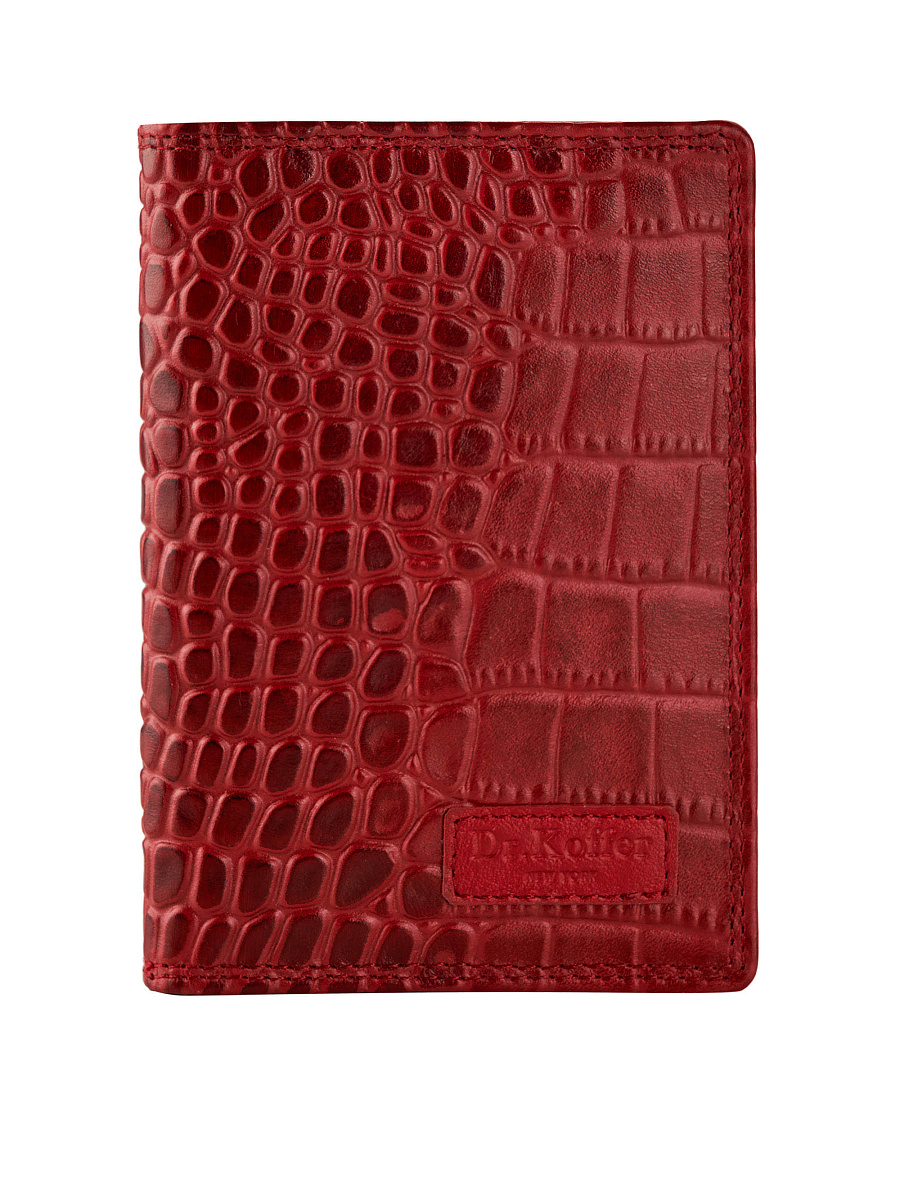 Обложка для паспорта/автодок из натуральной кожи Dr. Koffer