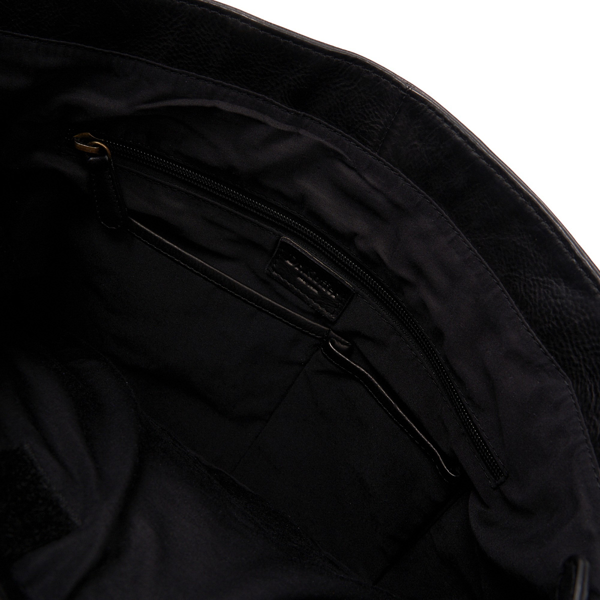 Портфель Dr.Koffer из натуральной кожи черный