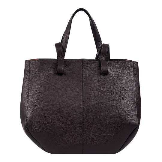 Женская сумка Dr. Koffer из натуральной кожи коричневая