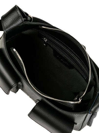 Женская сумка Dr.Koffer из натуральной кожи черная