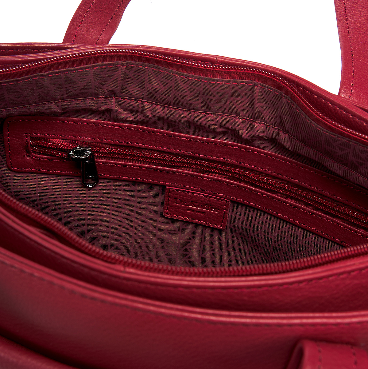 Женская сумка Dr. Koffer из натуральной кожи бордовая