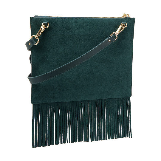 Женская сумка  Dr. Koffer из натуральной кожи зеленая