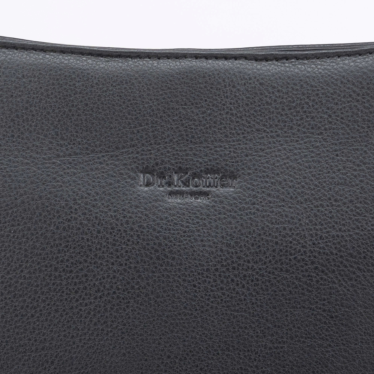 Женская сумка Dr.Koffer из натуральной кожи чёрная