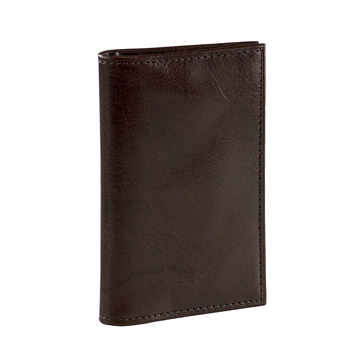 Визитница Dr.Koffer из натуральной кожи темно-коричневая
