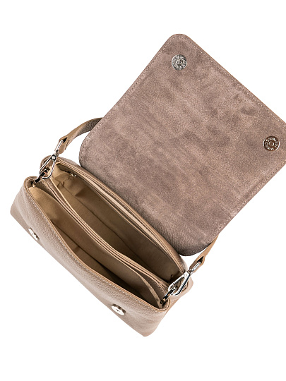 Женская сумка Dr. Koffer из натуральной кожи коричневая