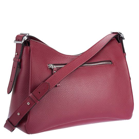 Женская сумка Dr. Koffer из натуральной кожи бордовая