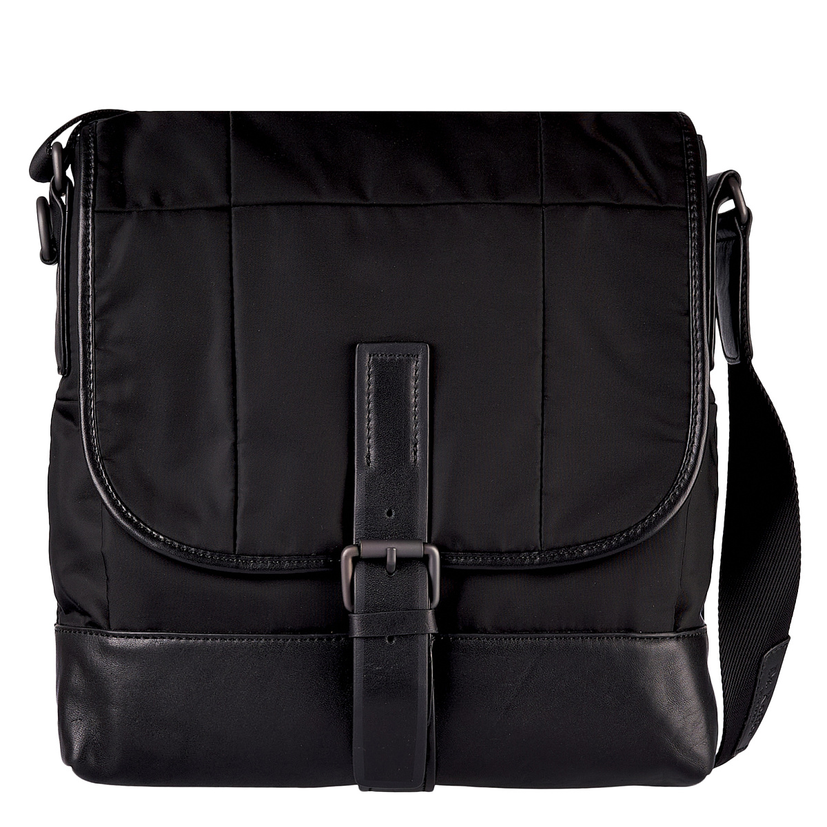 Сумка через плечо Dr.Koffer из нейлона и натуральной кожи