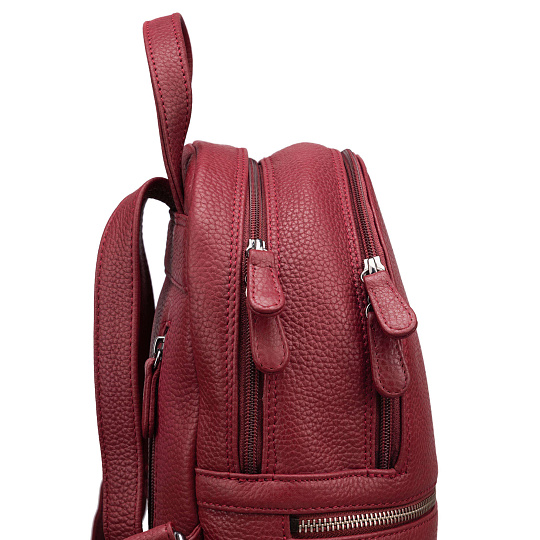 Рюкзак Dr.Koffer из натуральной кожи бордовый