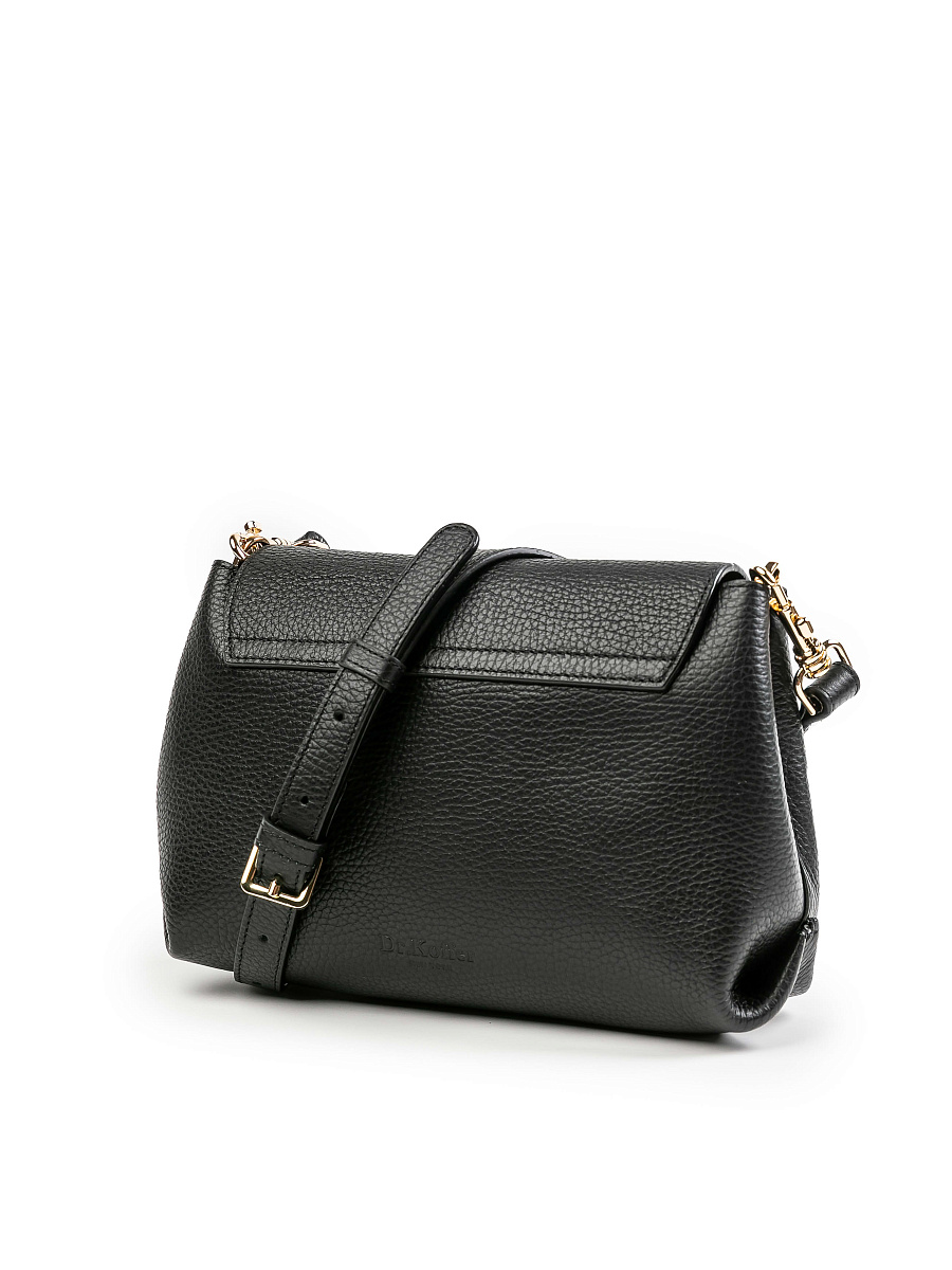 Женская сумка Dr.Koffer из натуральной кожи черная