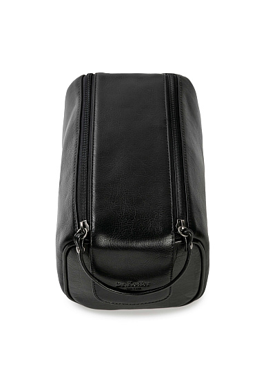 Несессер Dr.Koffer из натуральной кожи черный