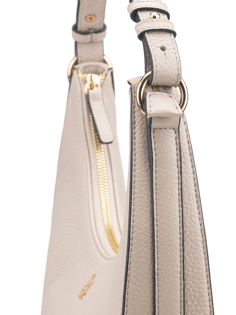 Женская сумка Dr. Koffer из натуральной кожи бежевая