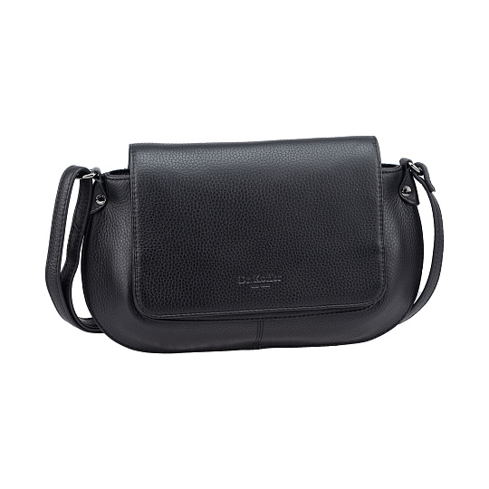 Женская сумка Dr.Koffer из натуральной кожи чёрная