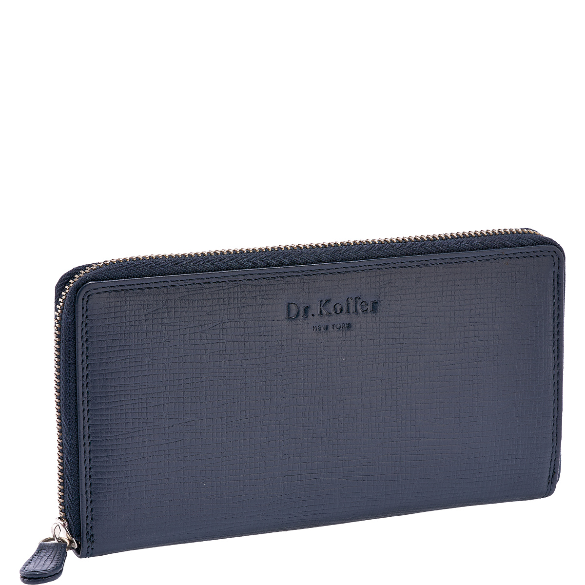 Портмоне Dr.Koffer из натуральной кожи синее