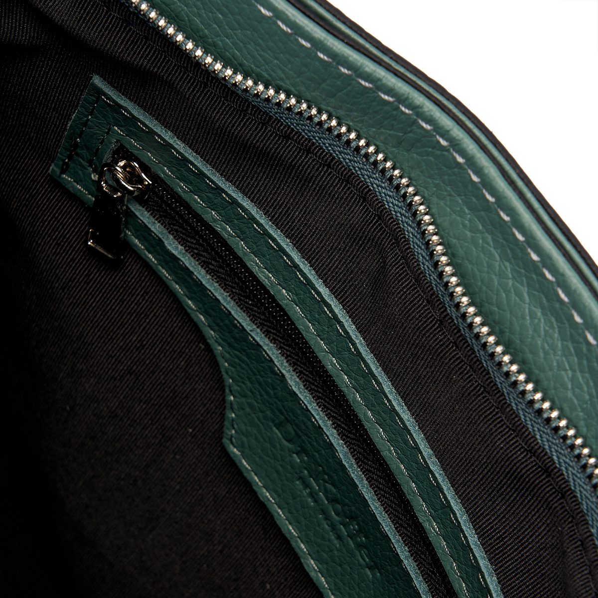 Женская сумка Dr. Koffer из натуральной кожи зеленая