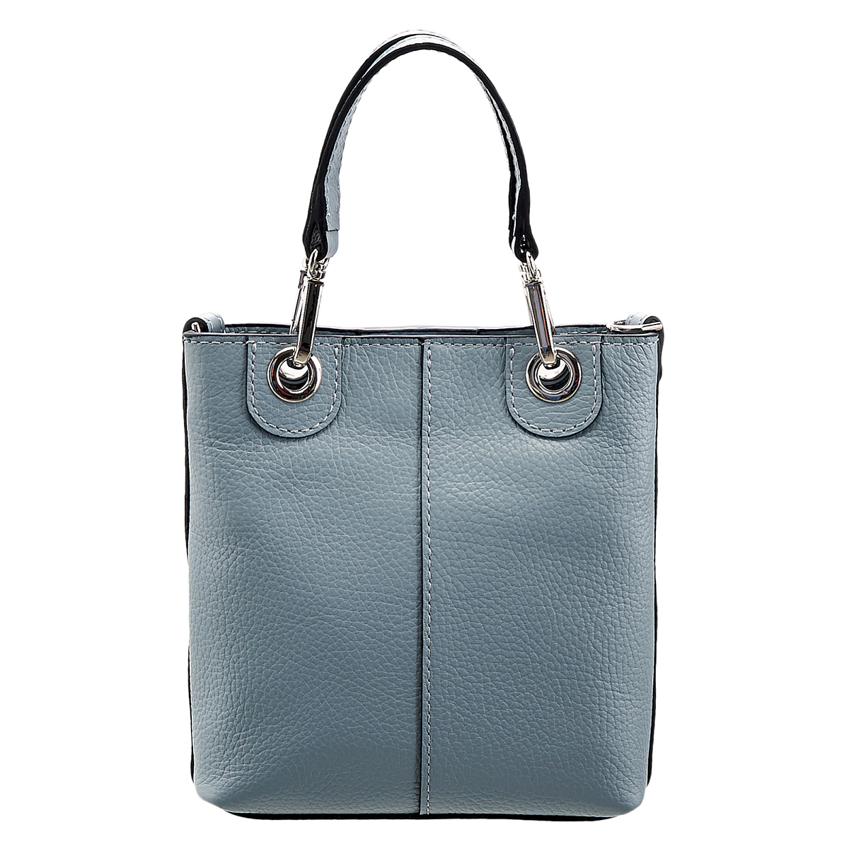 Женская сумка Dr. Koffer из натуральной кожи голубая