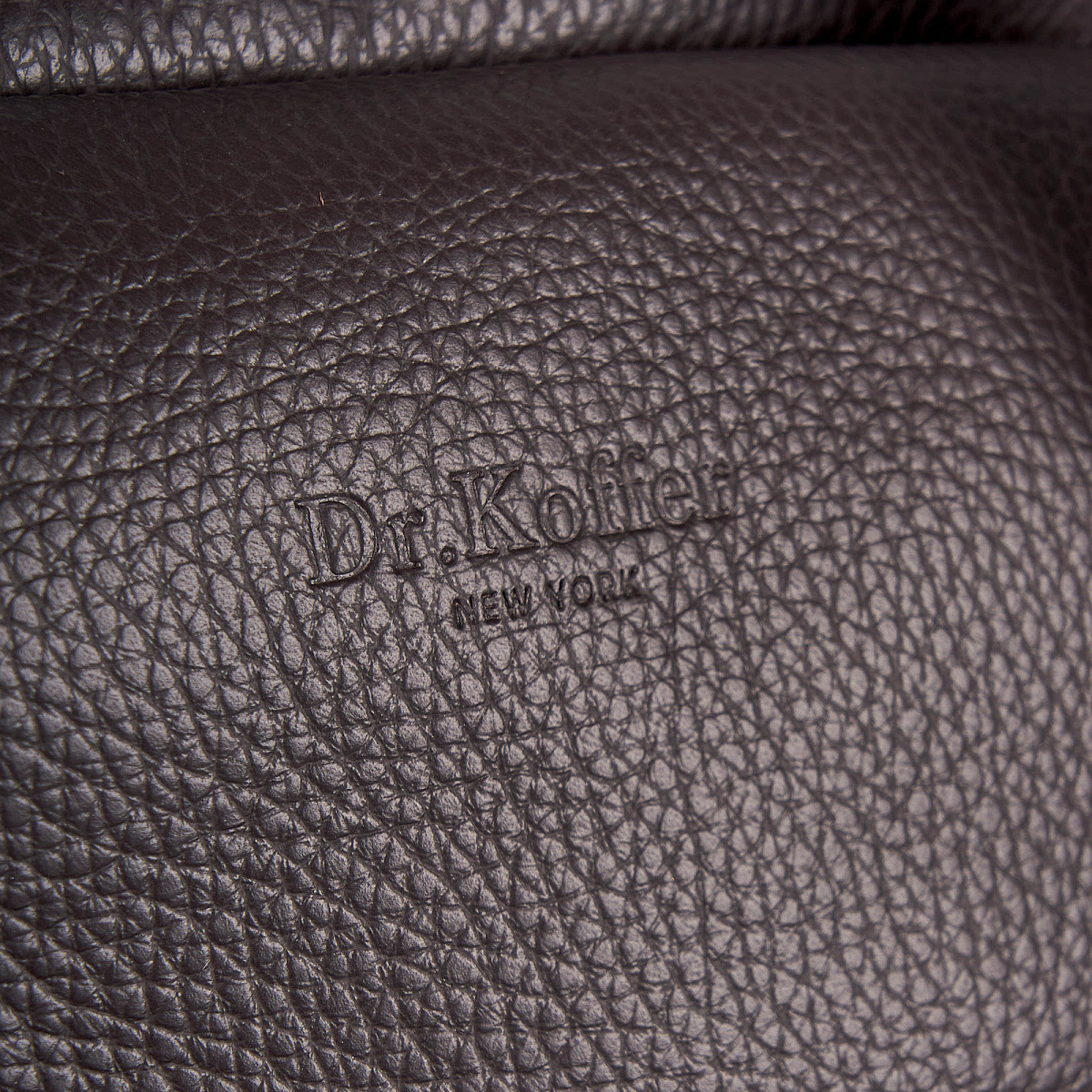 Сумка дорожная Dr.Koffer из натуральной кожи коричневая