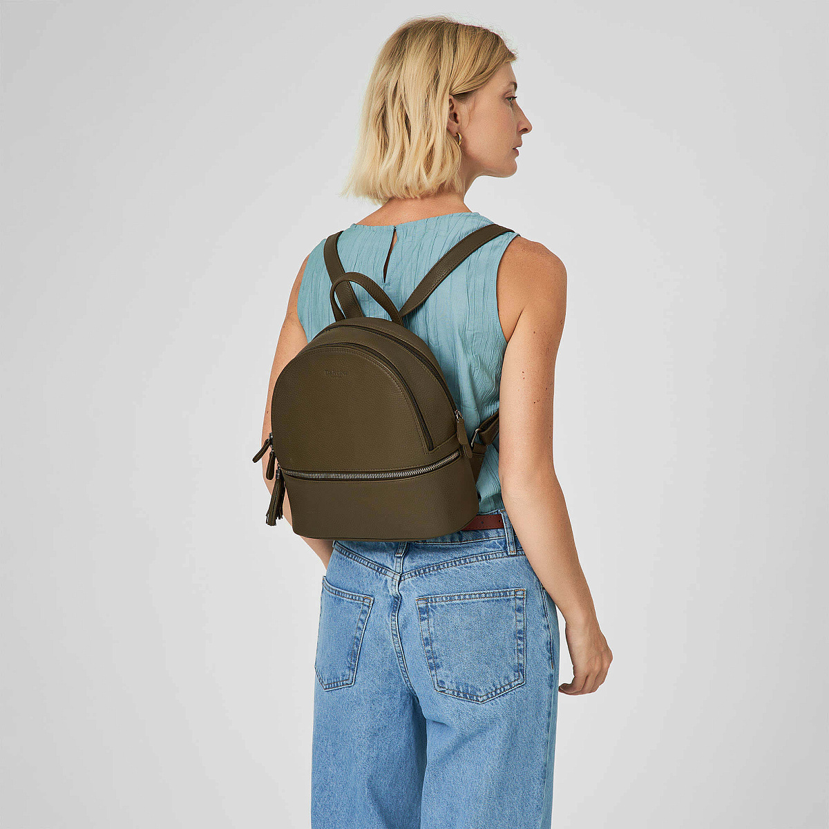 Рюкзак Dr.Koffer из натуральной кожи коричневый