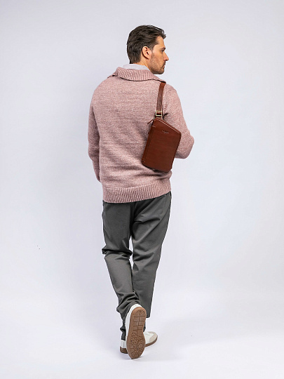 Рюкзак Dr. Koffer из натуральной кожи светло-коричневый