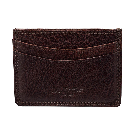 Кредитница Dr.Koffer из натуральной кожи коричневая