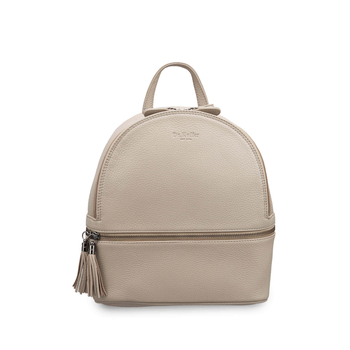 Рюкзак Dr.Koffer из натуральной кожи белый
