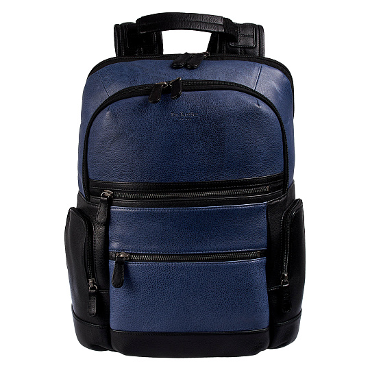 Рюкзак Dr.Koffer из натуральной кожи синий