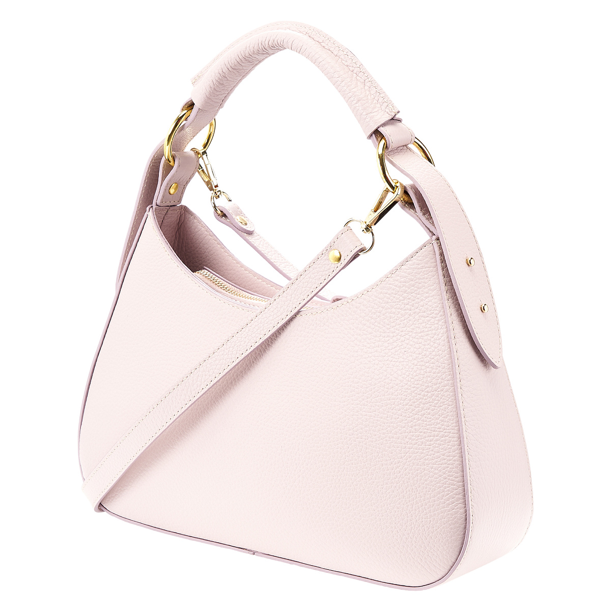 Женская сумка Dr. Koffer из натуральной кожи розовая