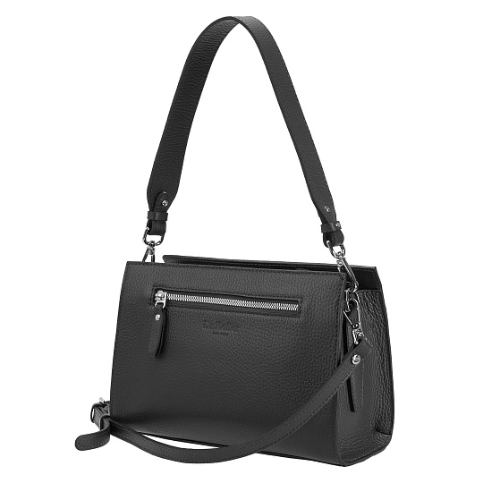 Женская сумка Dr. Koffer из натуральной кожи черная