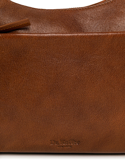 Женская сумка Dr.Koffer из натуральной кожи коричневая