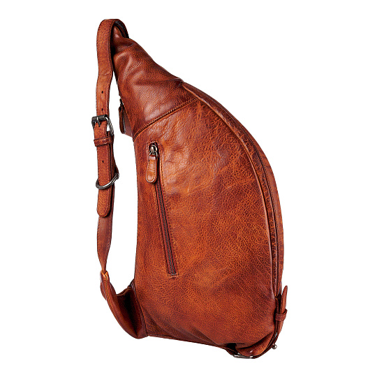 Рюкзак Dr.Koffer из натуральной кожи светло-коричневый