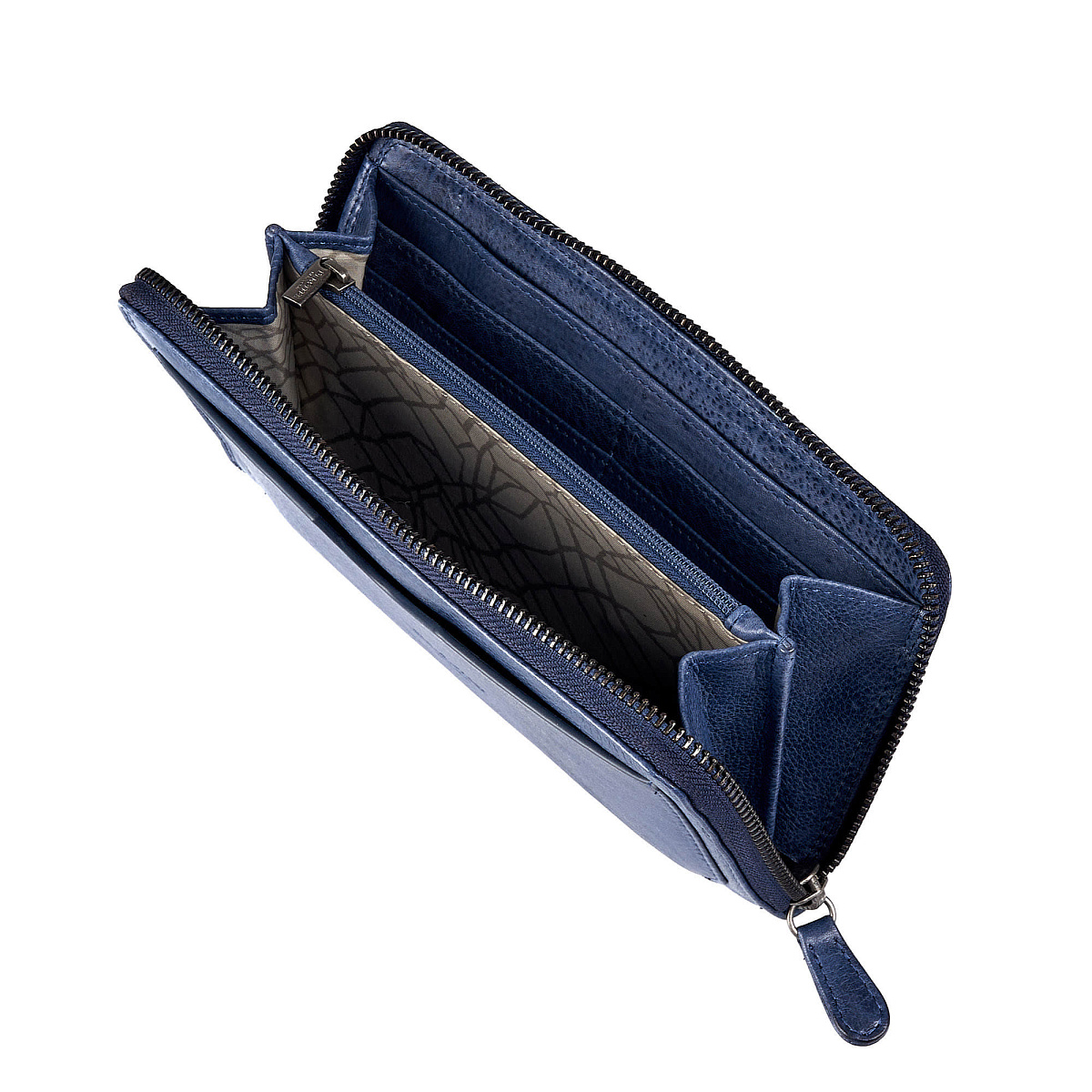 Портмоне Dr.Koffer из натуральной кожи синее