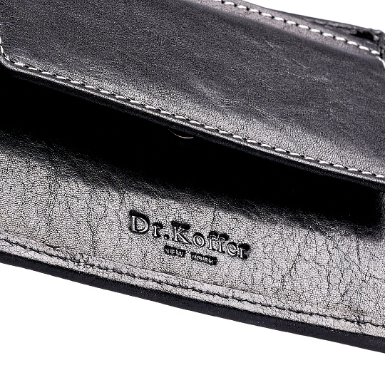Портмоне Dr.Koffer из натуральной кожи черное