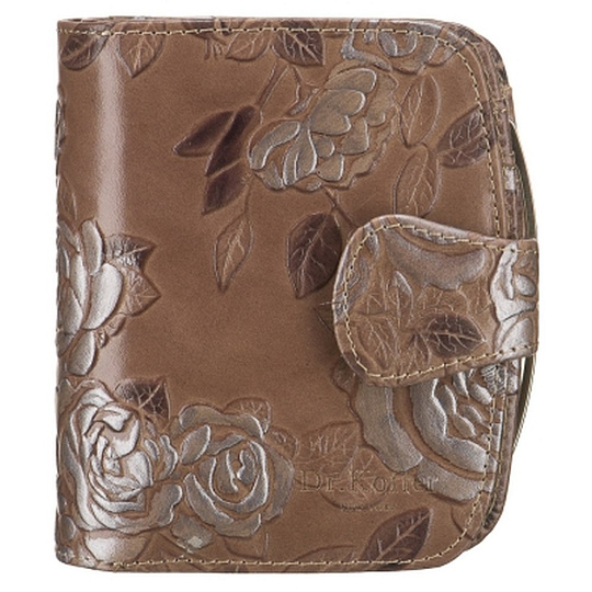 Кошелек  Dr.Koffer из натуральной кожи бежевый