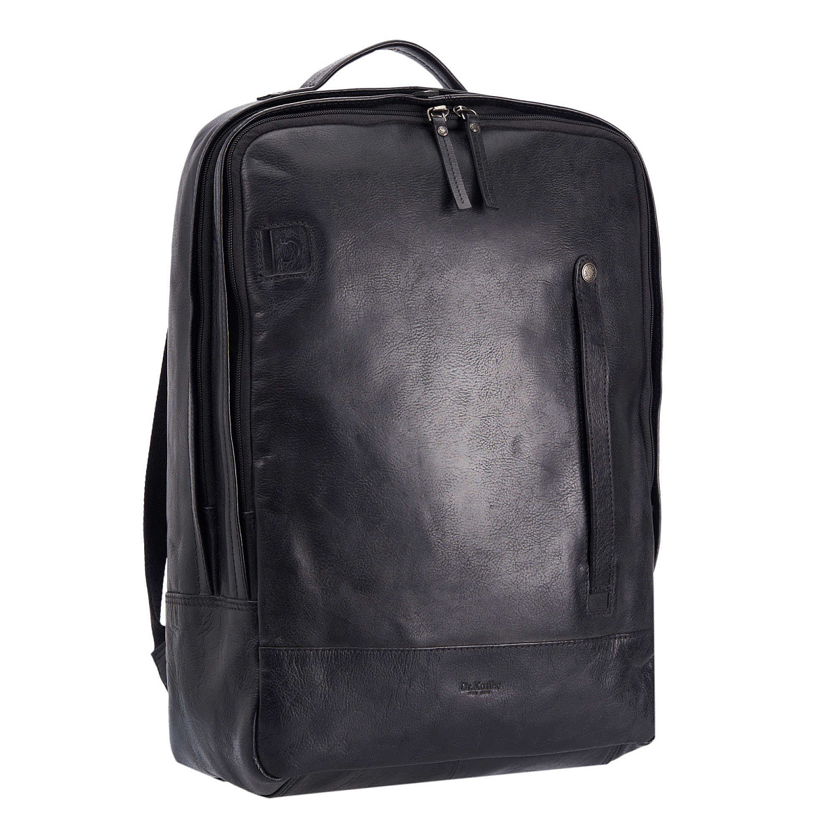 Рюкзак Dr.Koffer из натуральной кожи черный