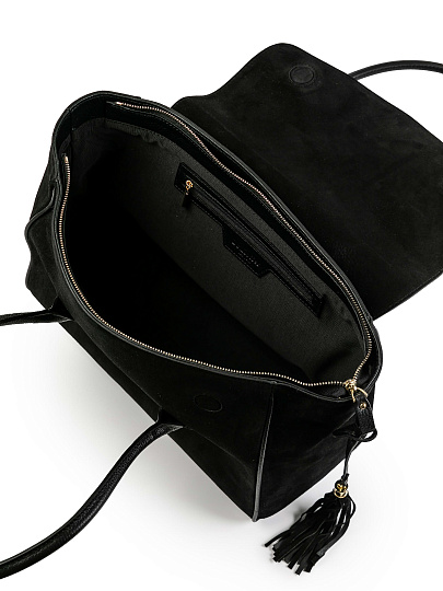 Женская сумка Dr.Koffer из натуральной кожи черная