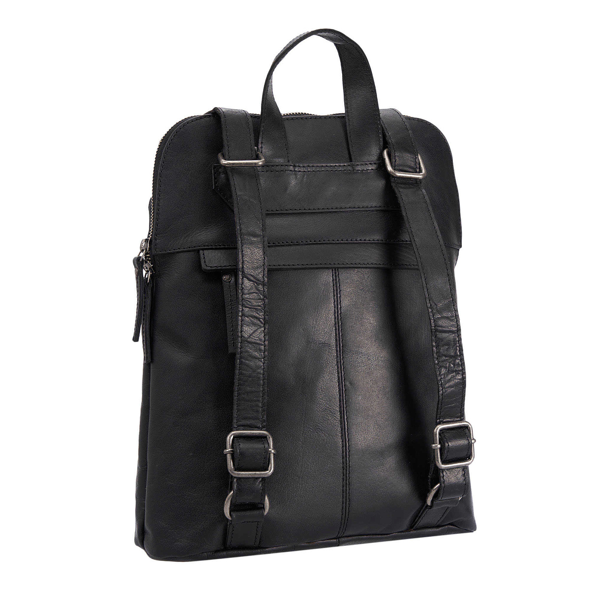 Рюкзак Dr.Koffer из натуральной кожи черный