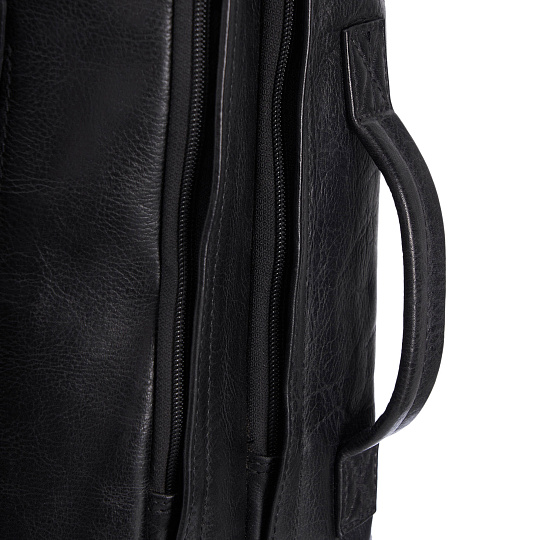 Рюкзак Dr.Koffer из натуральной кожи черный