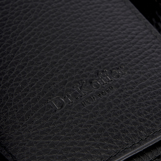 Женская сумка Dr. Koffer из натуральной кожи черная