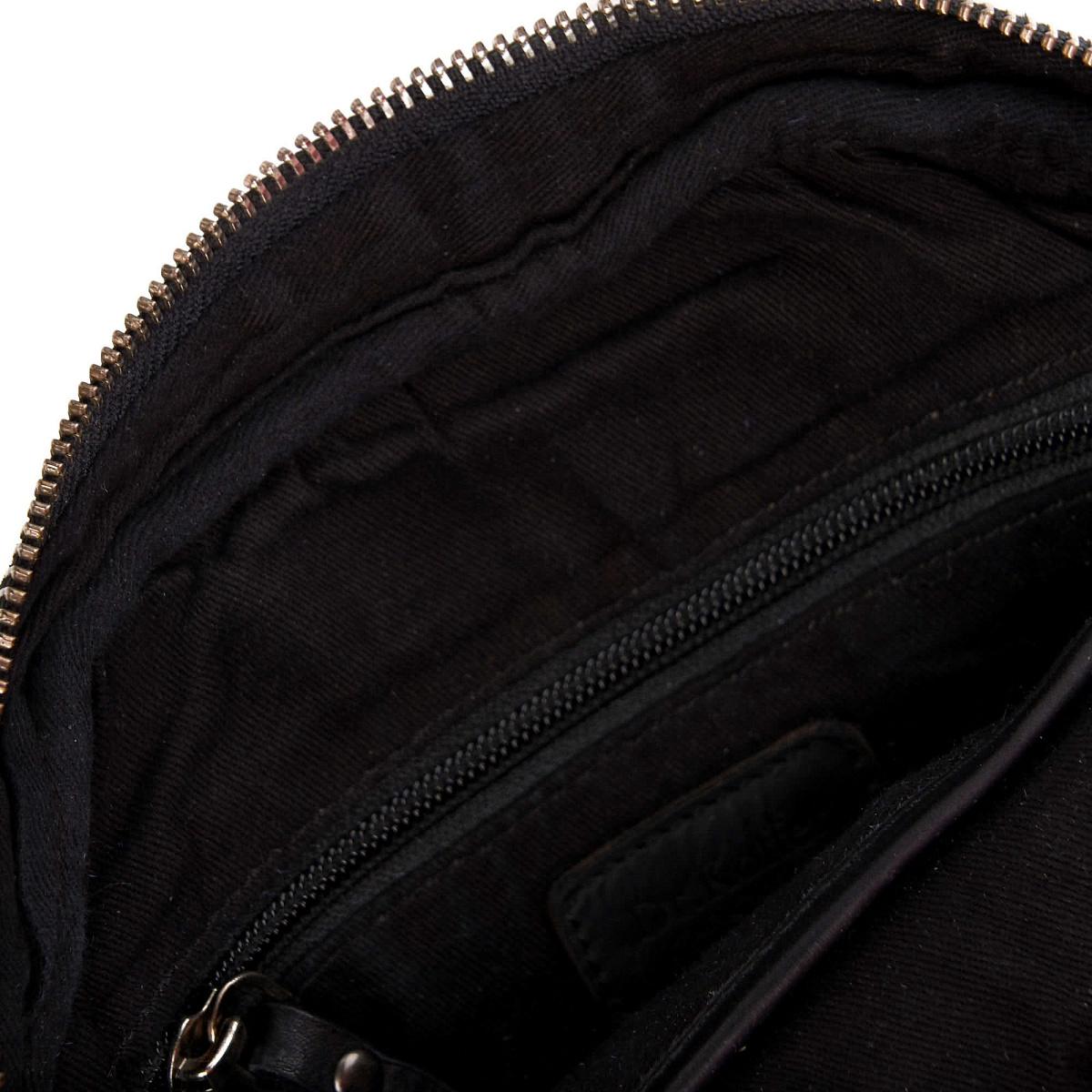 Сумка через плечо Dr.Koffer из натуральной кожи черная