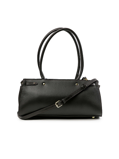 Женская сумка Dr.Koffer из натуральной кожи темно-коричневая