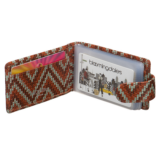 Визитница Dr.Koffer из натуральной кожи красная