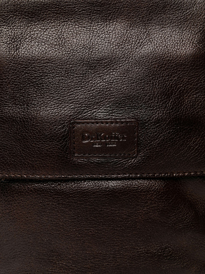 Сумка через плечо Dr.Koffer из натуральной кожи коричневая