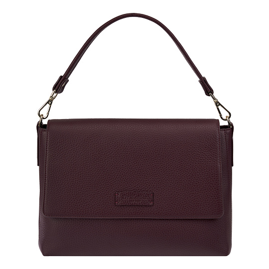 Женская сумка  Dr. Koffer из натуральной кожи бордовая