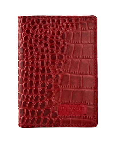 Обложка для паспорта/автодок из натуральной кожи Dr. Koffer